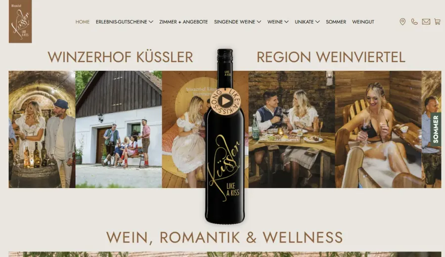 Referenz: Shopify-Shop Winzerhof Küssler